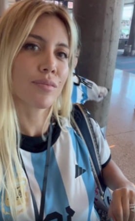 Wanda Nara y su viaje a Qatar