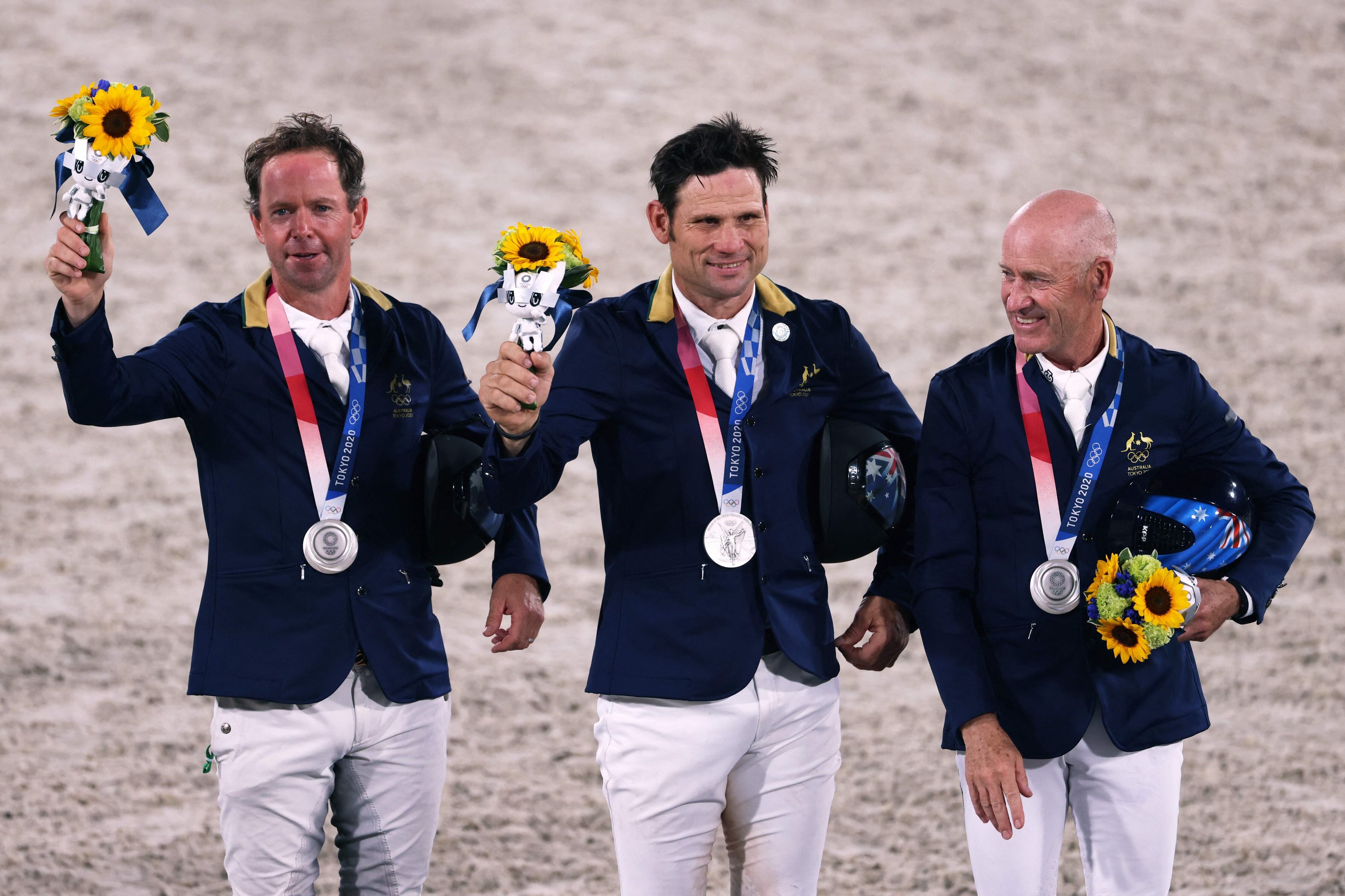 Andrew Hoy ganó dos medallas en los Juegos Olímpicos Tokio 2020 a los 62 años.