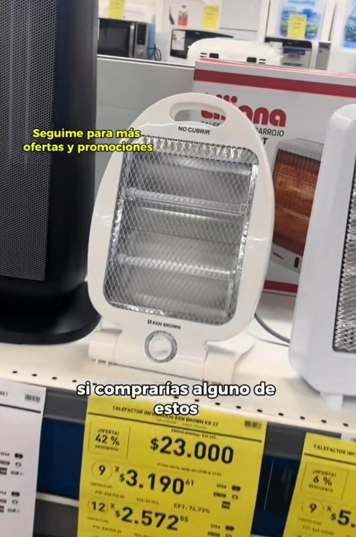 Promoción en Carrefour.