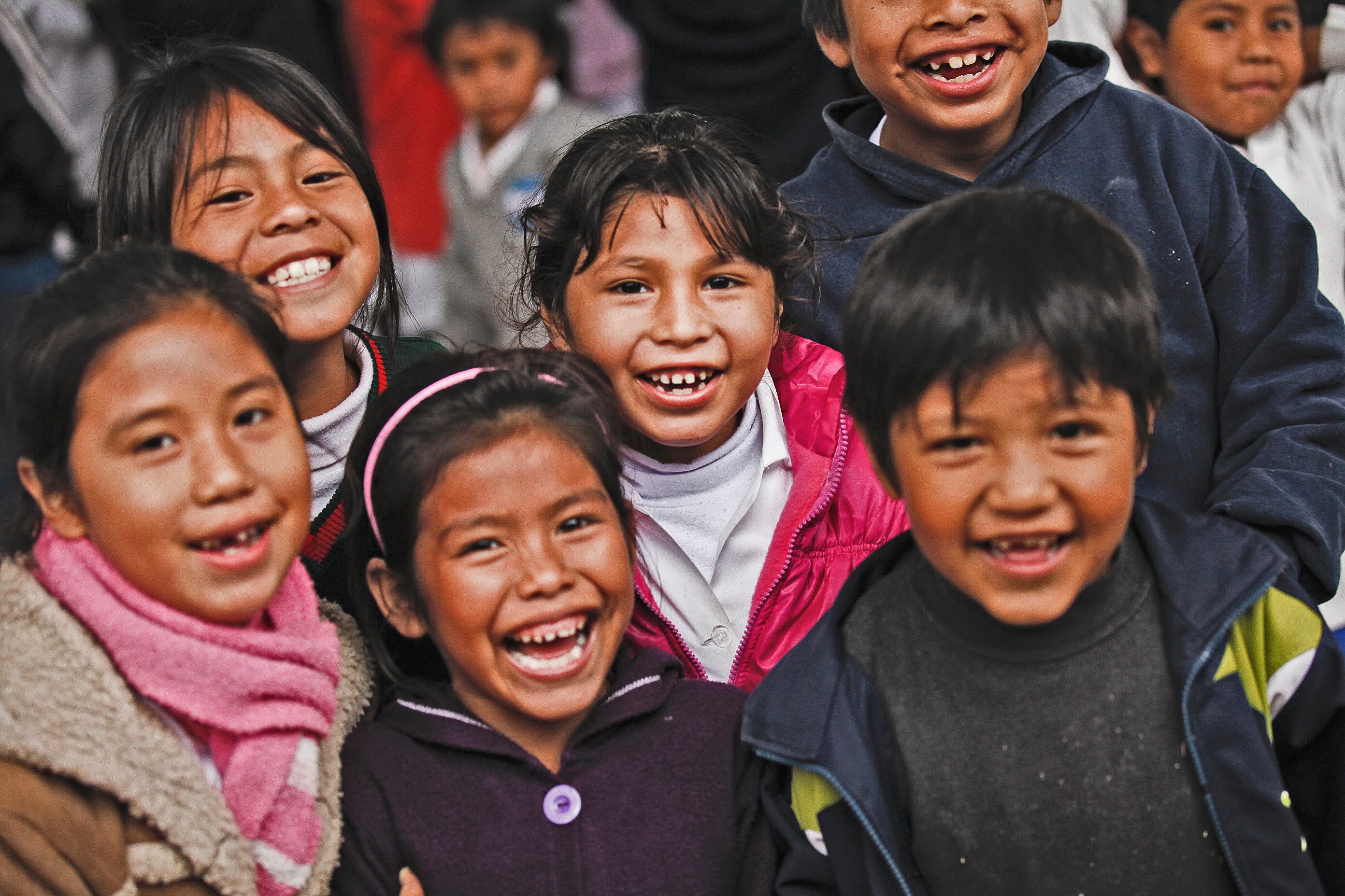 UNICEF y los alumnos del Programa de Alfabetización Temprana con Perspectiva Intercultural.