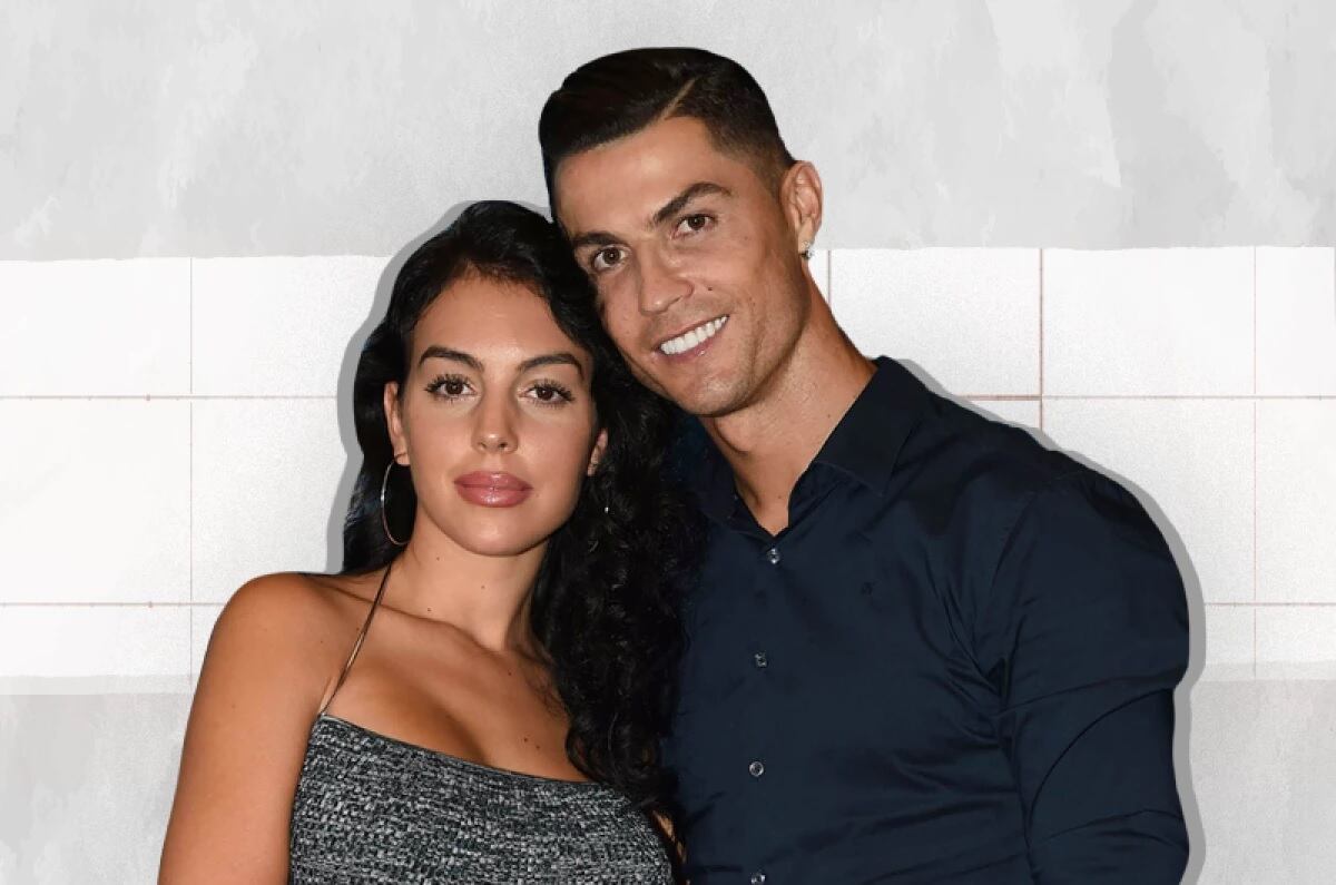 Georgina Rodríguez y Cristiano Ronaldo.