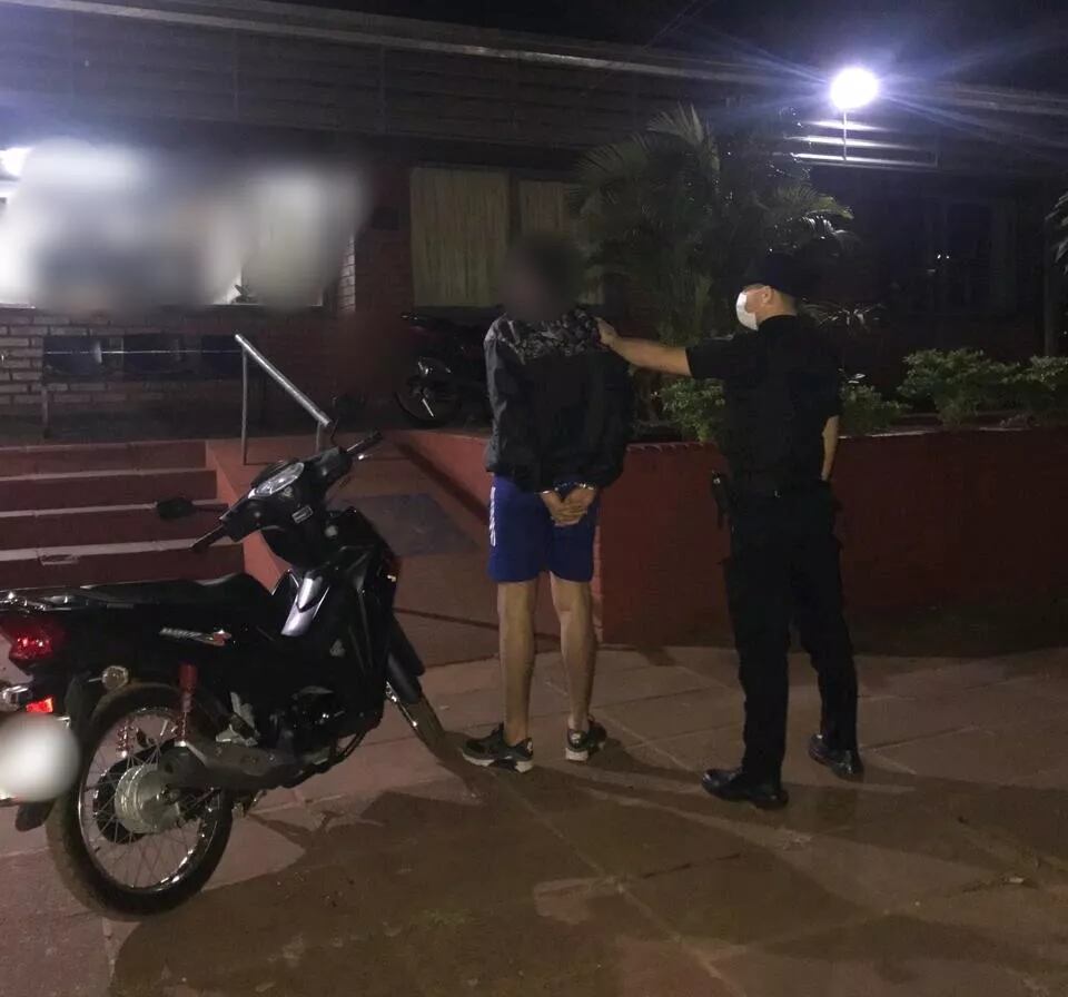 Terminó detenido por intentar comercializar por redes sociales una motocicleta.