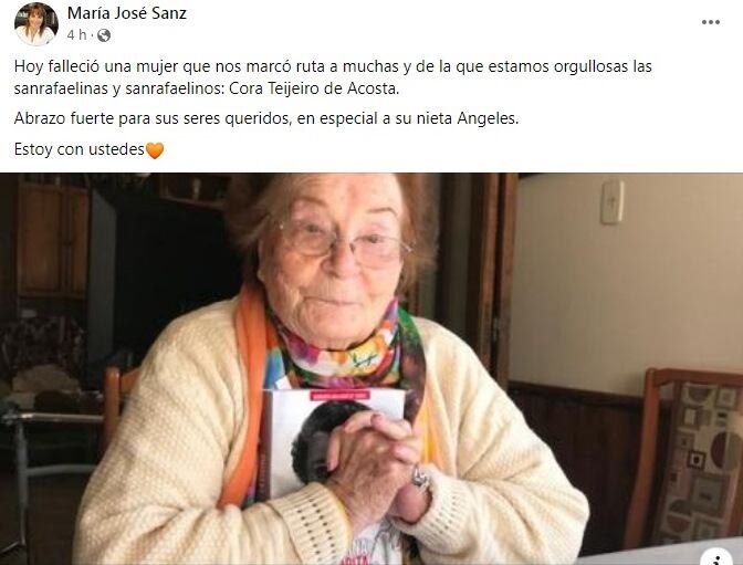 Despiden a Cora en redes sociales.