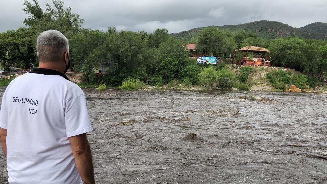 Temporal en Carlos Paz. Foto: Municipalidad