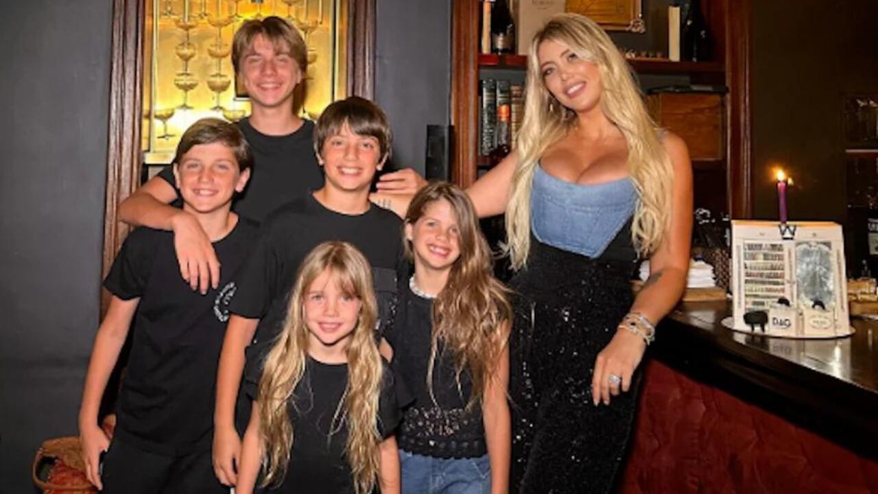 Wanda Nara y sus hijos en Argentina. Foto: Instagram/@wanda_nara