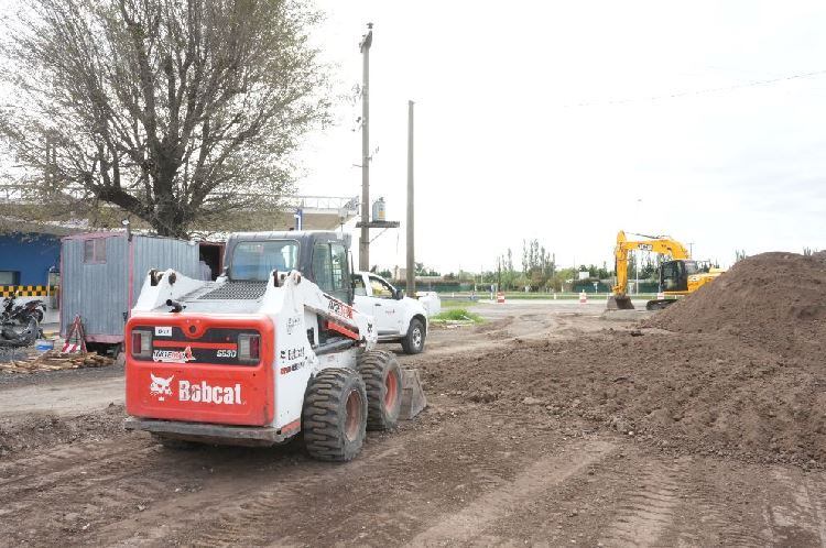 Obras en el cruce de ruta 1 y 158