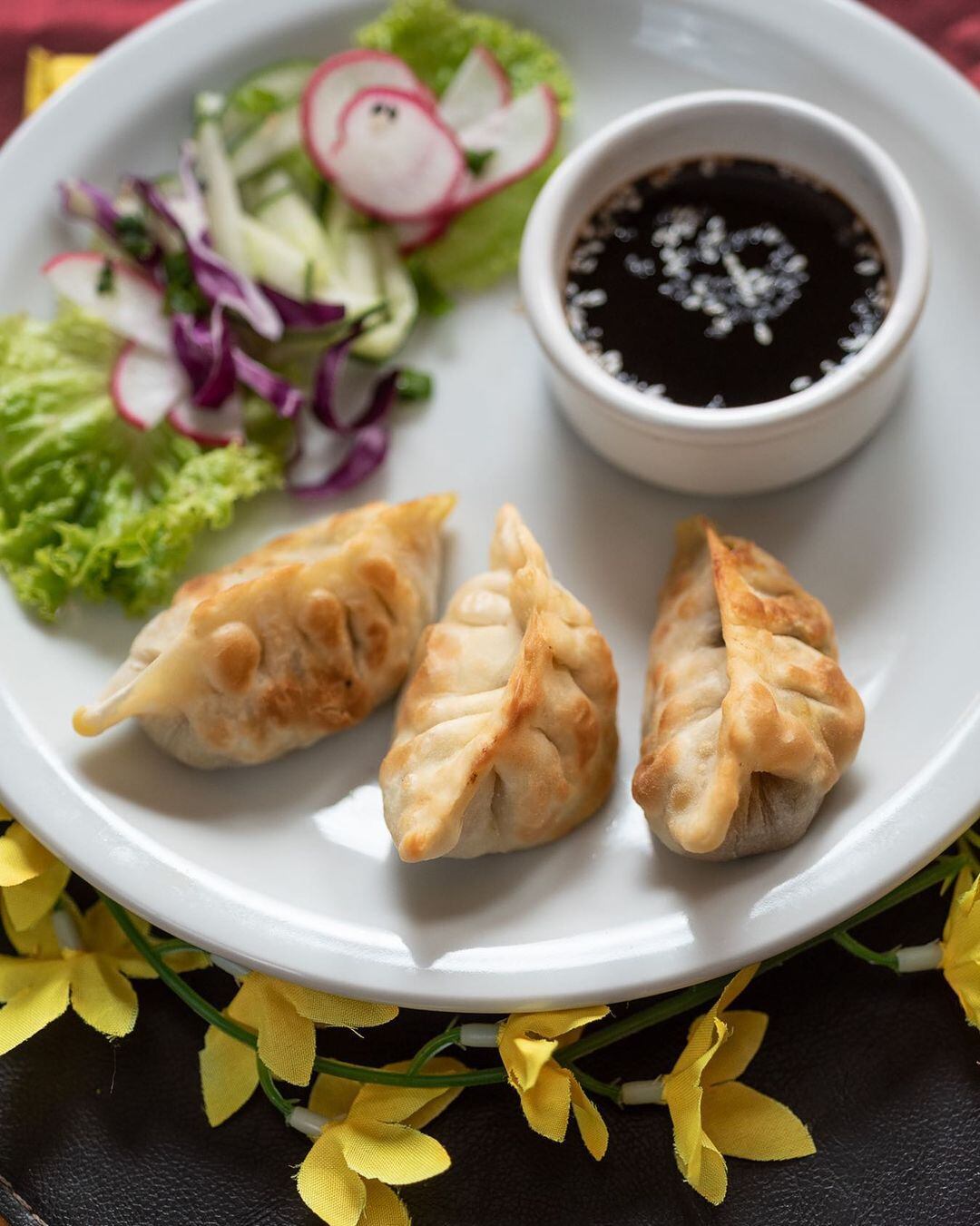 Dumplings, una de las entradas.