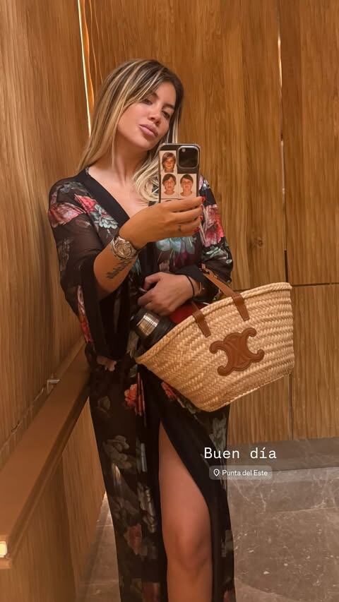 El total look de Wanda Nara.