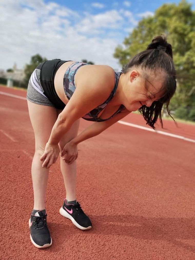 Melisa entrena doble turno cuando se aproximan las competencias.