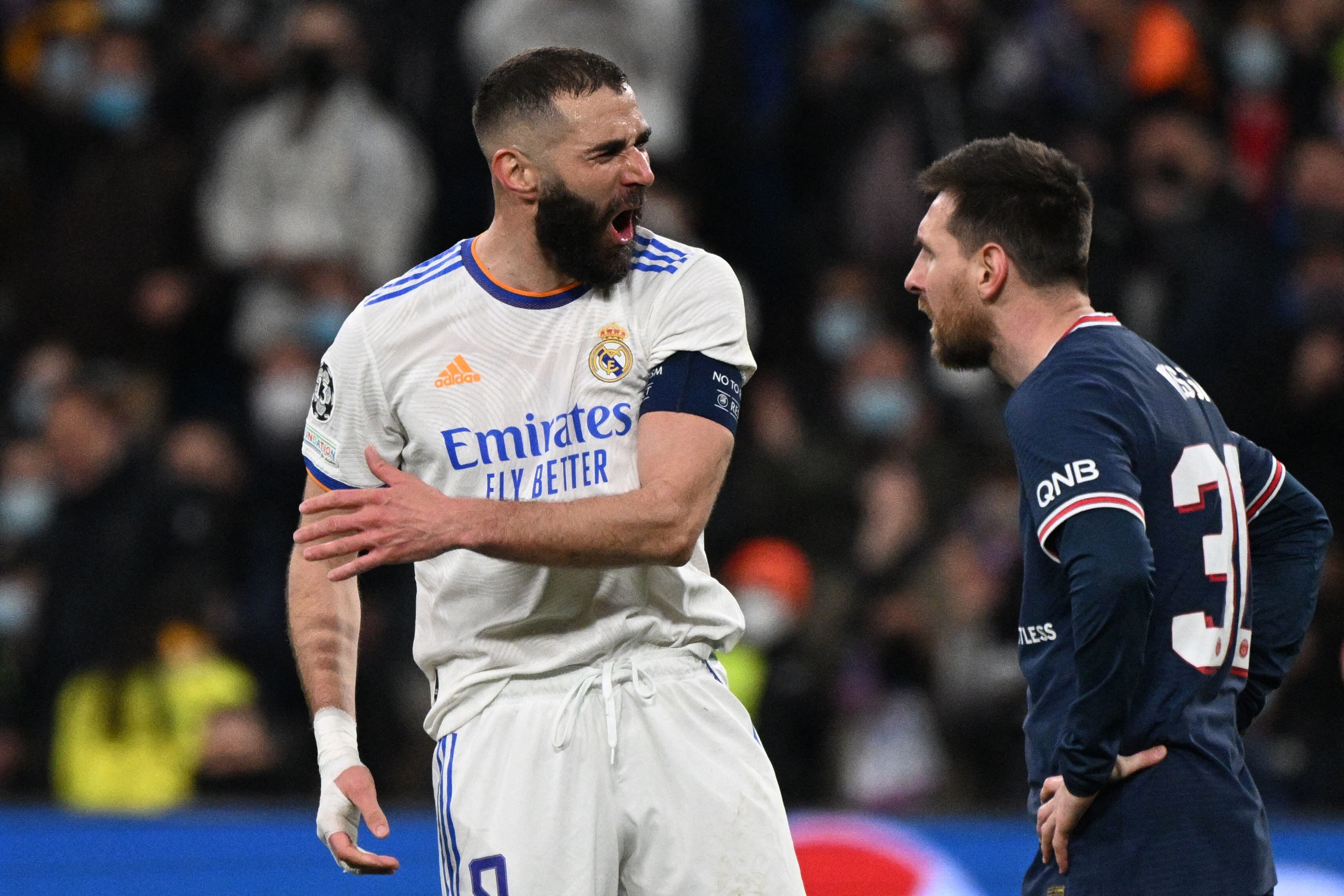 De la euforia de Karim Benzema al desconsuelo de Lionel Messi. El Real Madrid fue el gran protagonista en los octavos de final. 