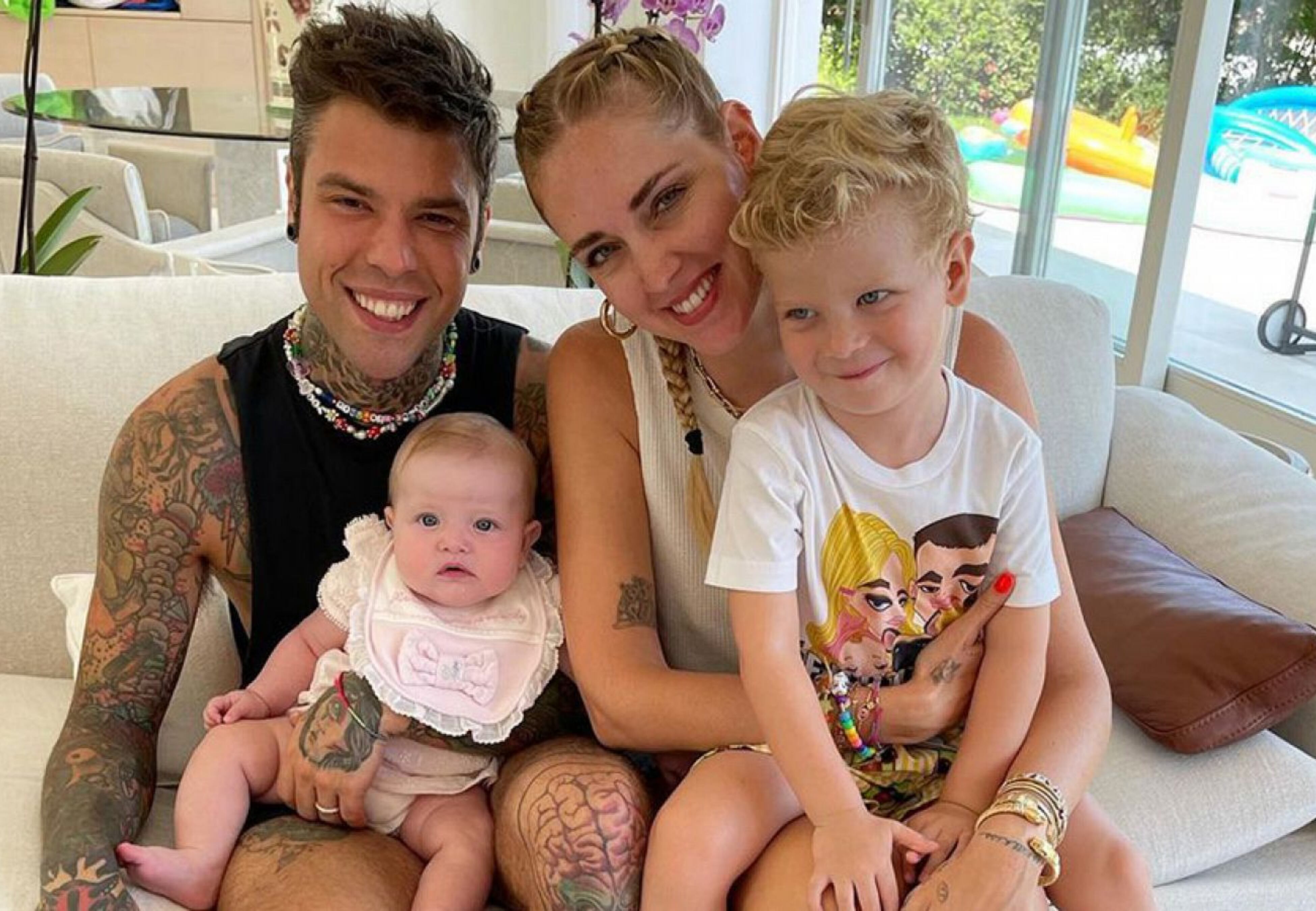 Fedez y Chiara tuvieron dos hijos juntos.