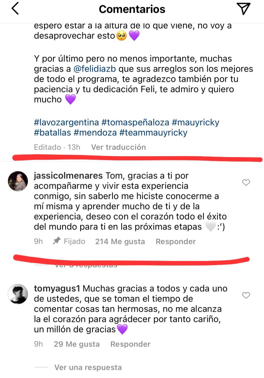 El comentario de Jassiel. 