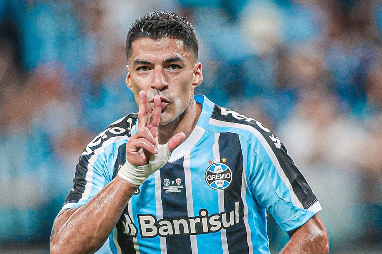 Luis Suárez en Gremio de Brasil.