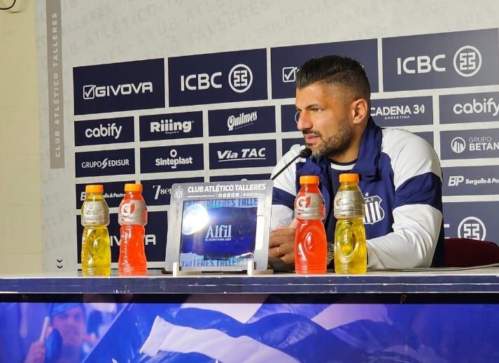 Javier Gandolfi, DT de Talleres. "Cobija" dijo que fue legítima la victoria sobre Rosario Central. (Foto: Ramiro Pereyra)