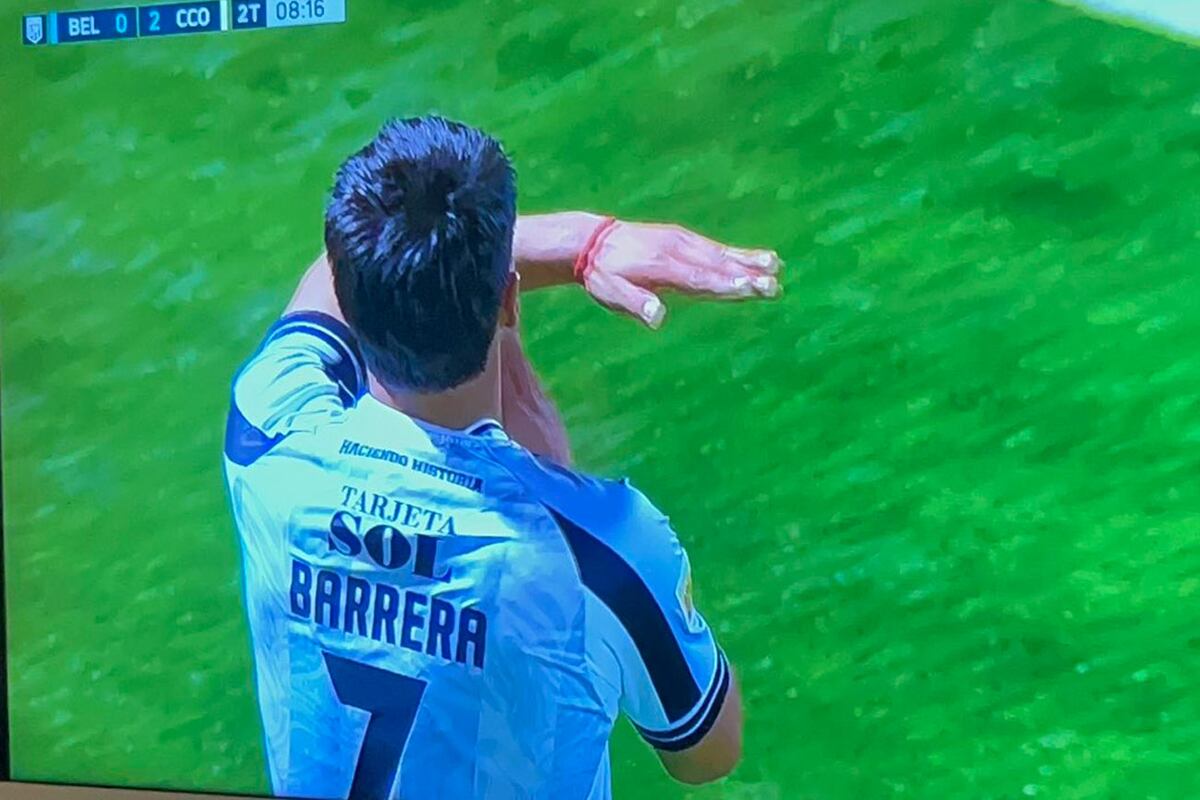 Belgrano sufrió el festejo de un jugador surgido en Talleres, y chocó con Aguerre figura