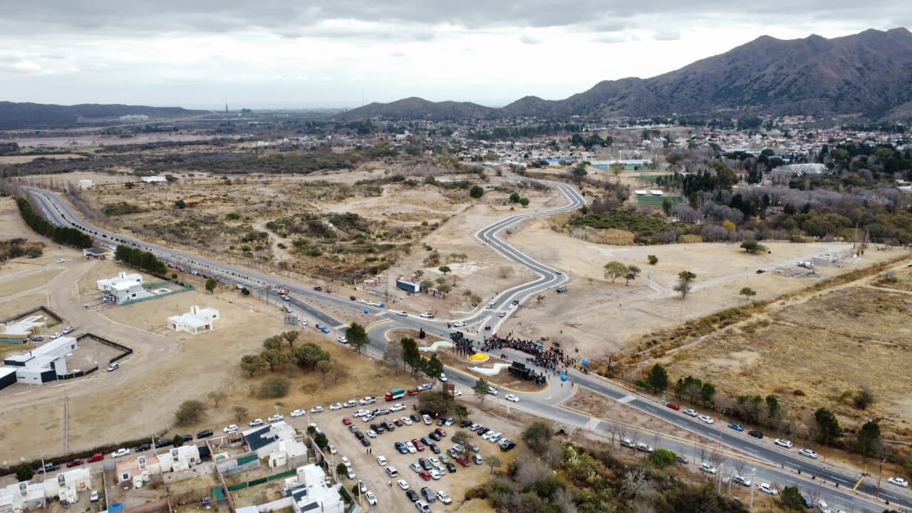 Inauguración de la rotonda de Los Puquios en San Luis