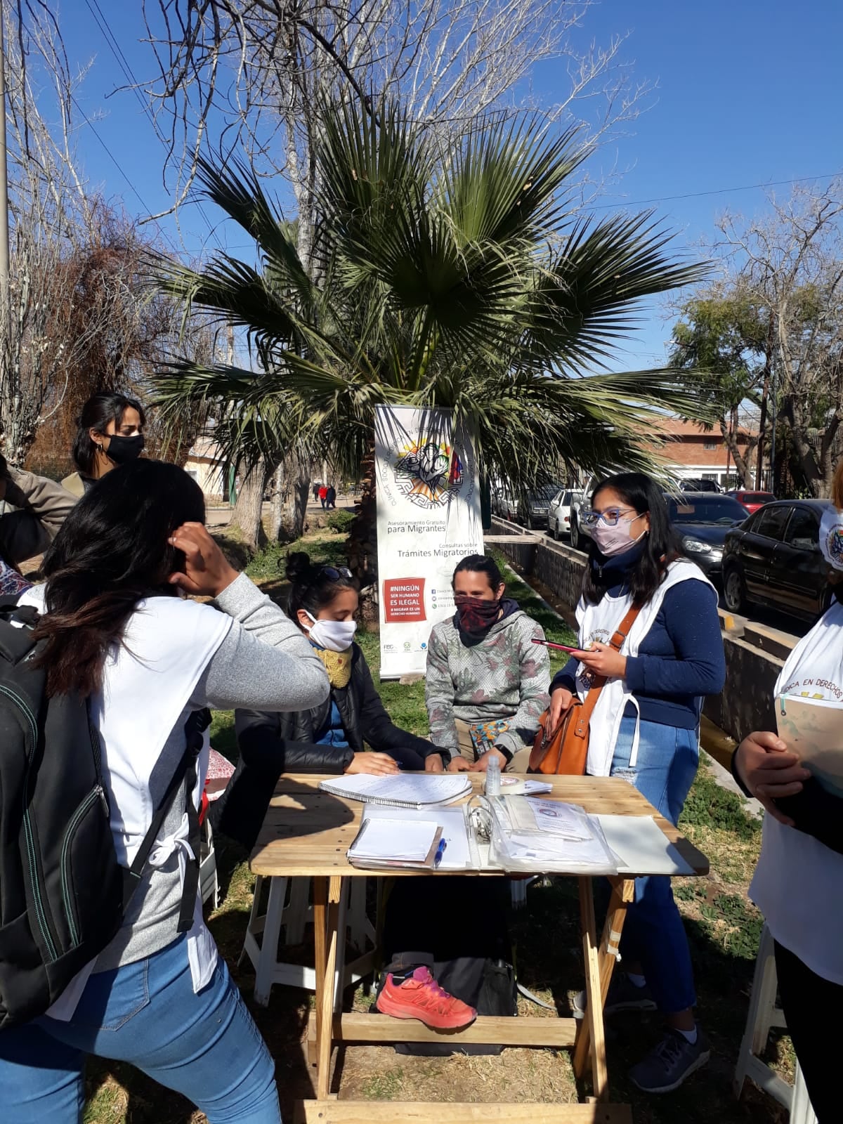 El equipo se instala en localidades donde se encuentra población migrante ne la provincia.