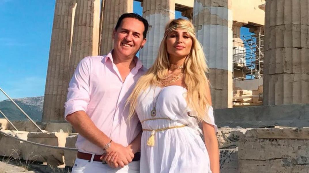 Vicky Xipolitakis y su ex marido, Javier Naselli.