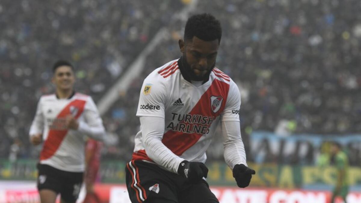 La curiosa estadística de Miguel Borja tras su primer gol en River