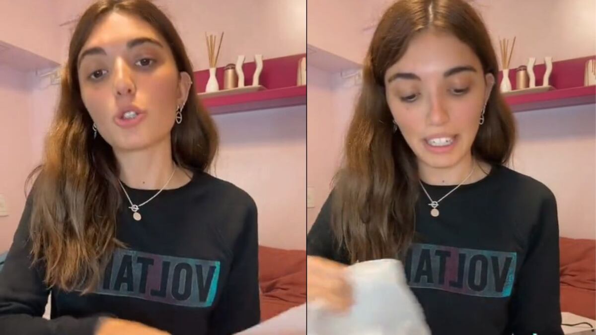 Se compró un buzo por 56 mil pesos y el resultado se hizo viral en TikTok: “Parece salido del ejército de salvación”