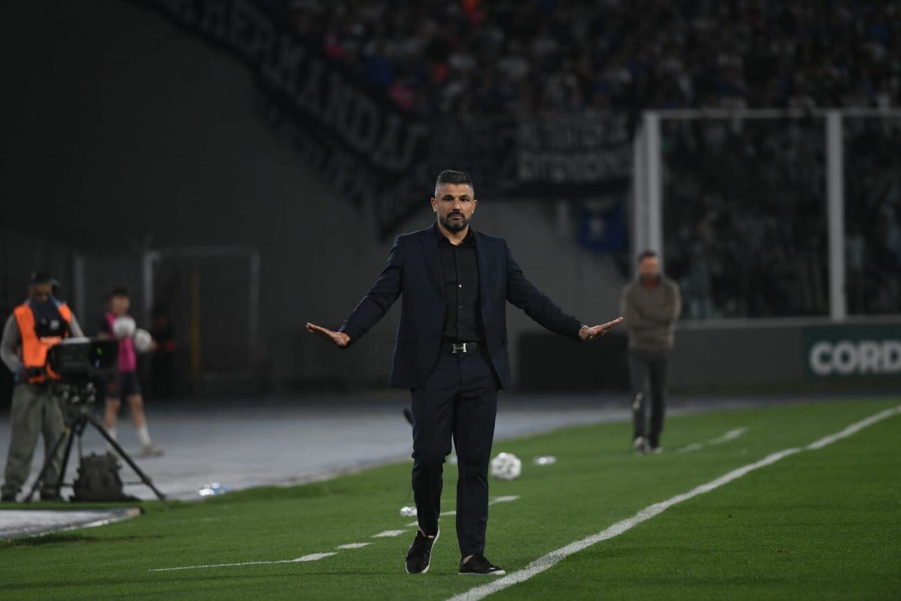 Javier Gandolfi habló luego del empate de Talleres ante Instituto por la cuarta fecha de la Copa de la Liga Profesional 2023. (Facundo Luque / La Voz)