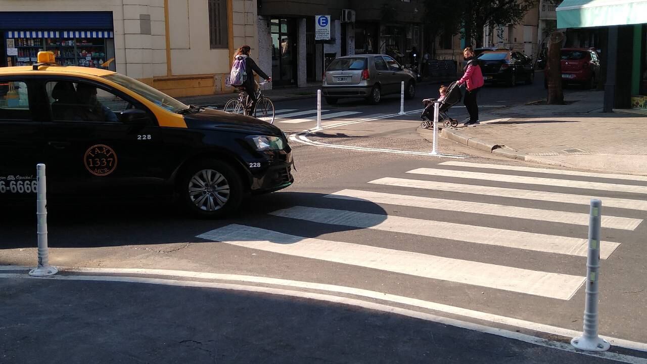 Nuevos cruces peatonales en el centro de Rosario