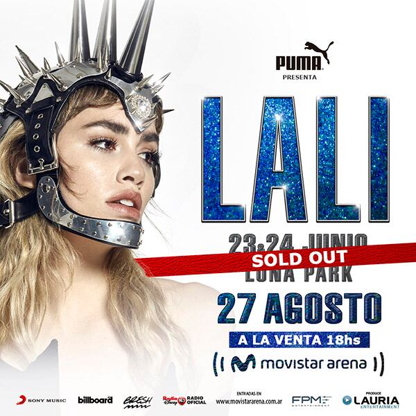 Lali sumó una tercera fecha en el Movistar Arena.