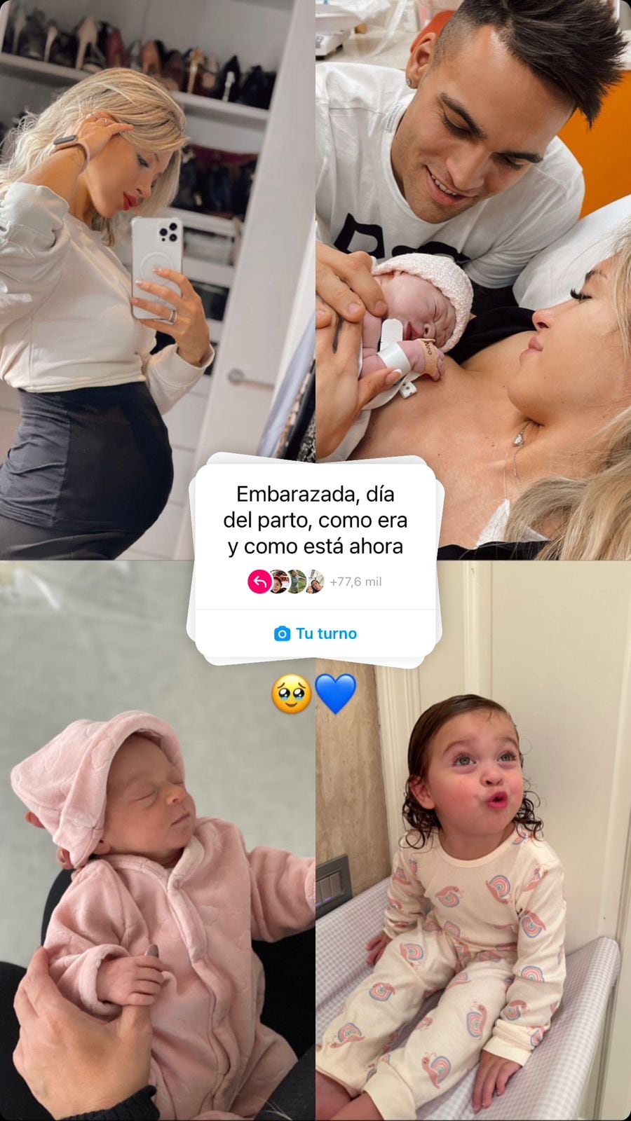 Agus Gandolfo y el tierno posteo que hizo en historias de Instagram.
