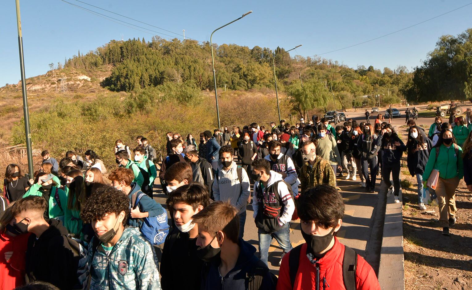 Estudiantes de escuelas de la UNCuyo. 

Foto: Orlando Pelichotti