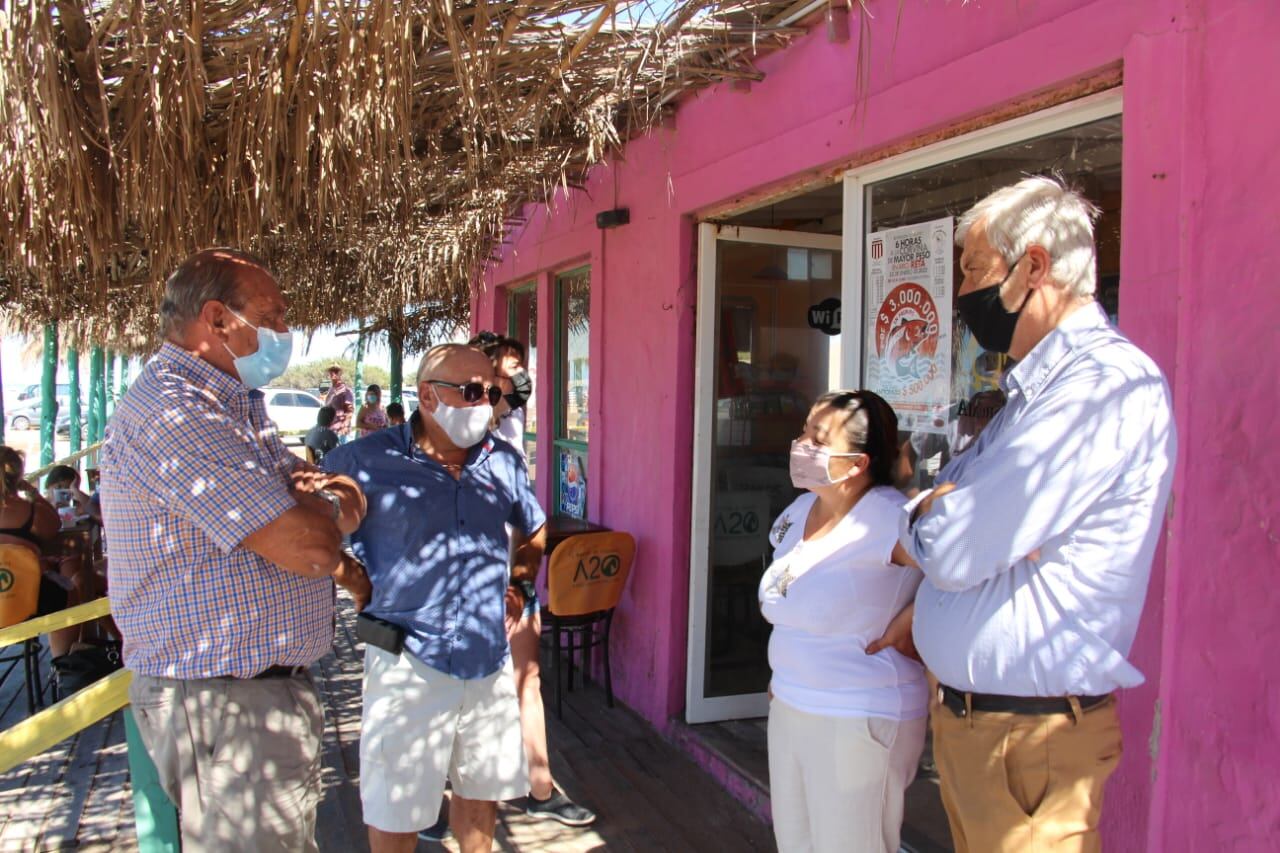 El Intendente Carlos Sánchez de recorrida por Reta