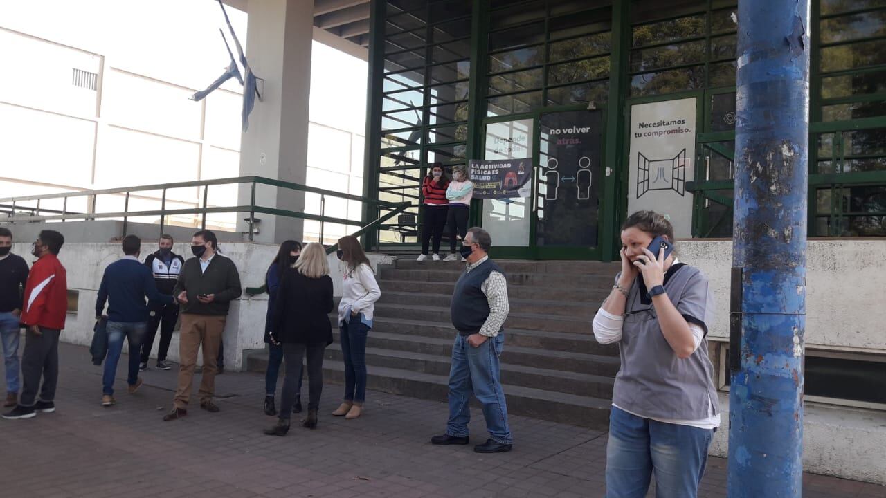 Concejales de la oposición se hicieron presentes en la manifestación