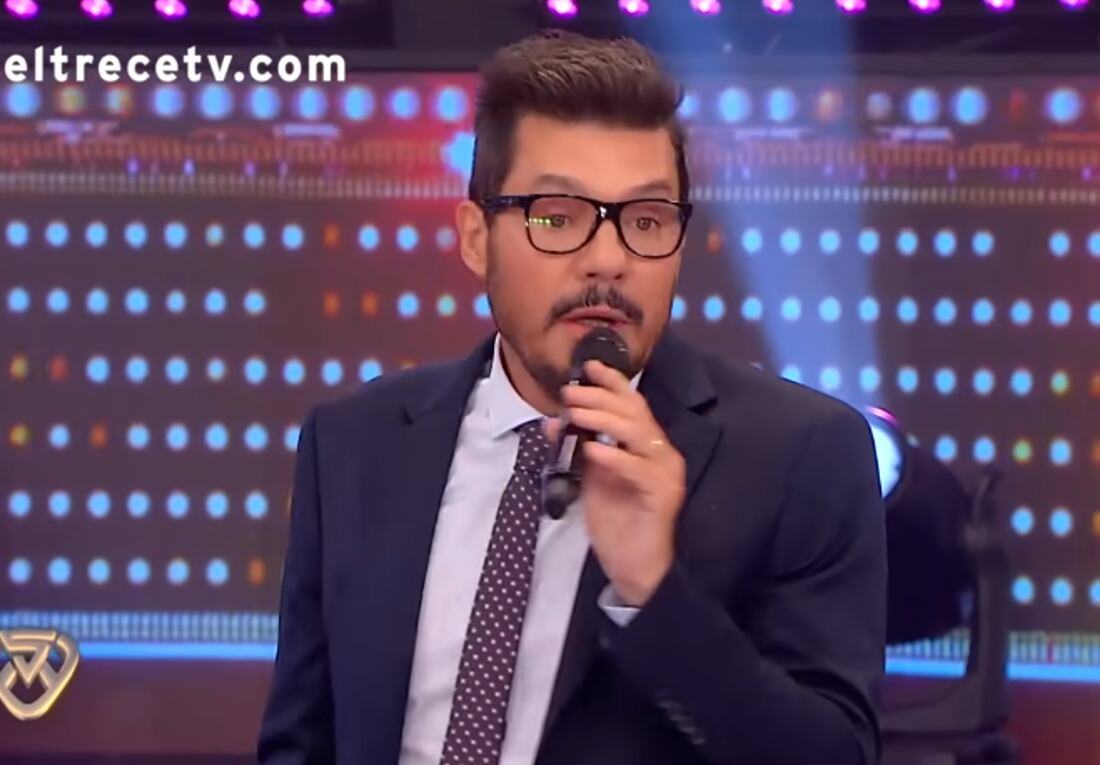 Marcelo Tinelli en "La Academia". (Captura Youtube)