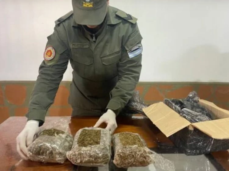 Incautan contrabando de marihuana en varios operativos en Posadas.