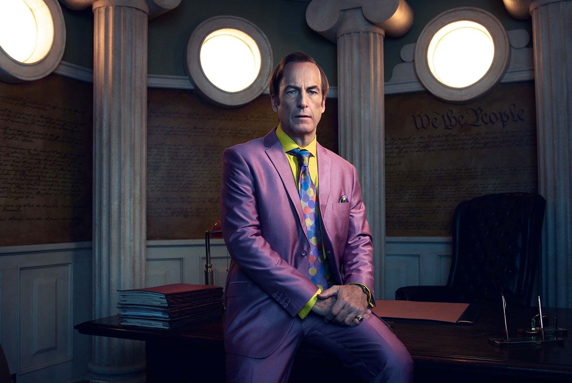 Bob Odenkirk como "Saul Goodman".