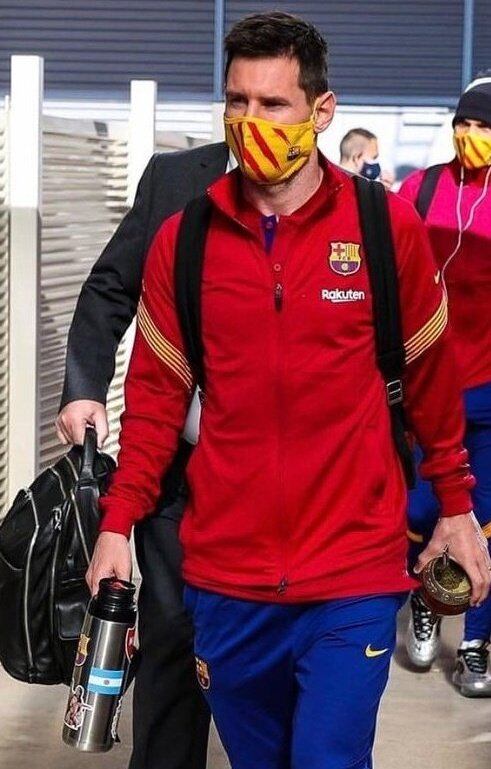 El termo de Messi no pasó desapercibido