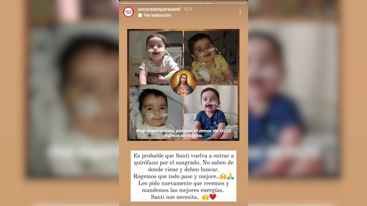 Santi, el pequeño sanjuanino que recibió un corazón, podría volver a ser intervenido