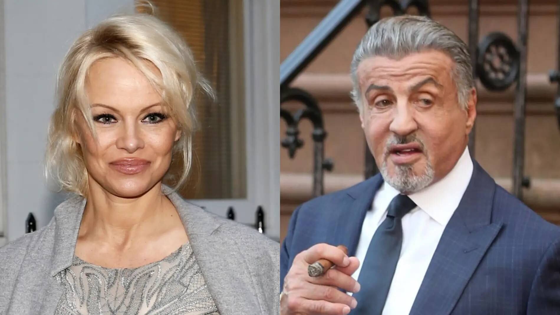 Pamela Anderson y Sylvester Stallone.