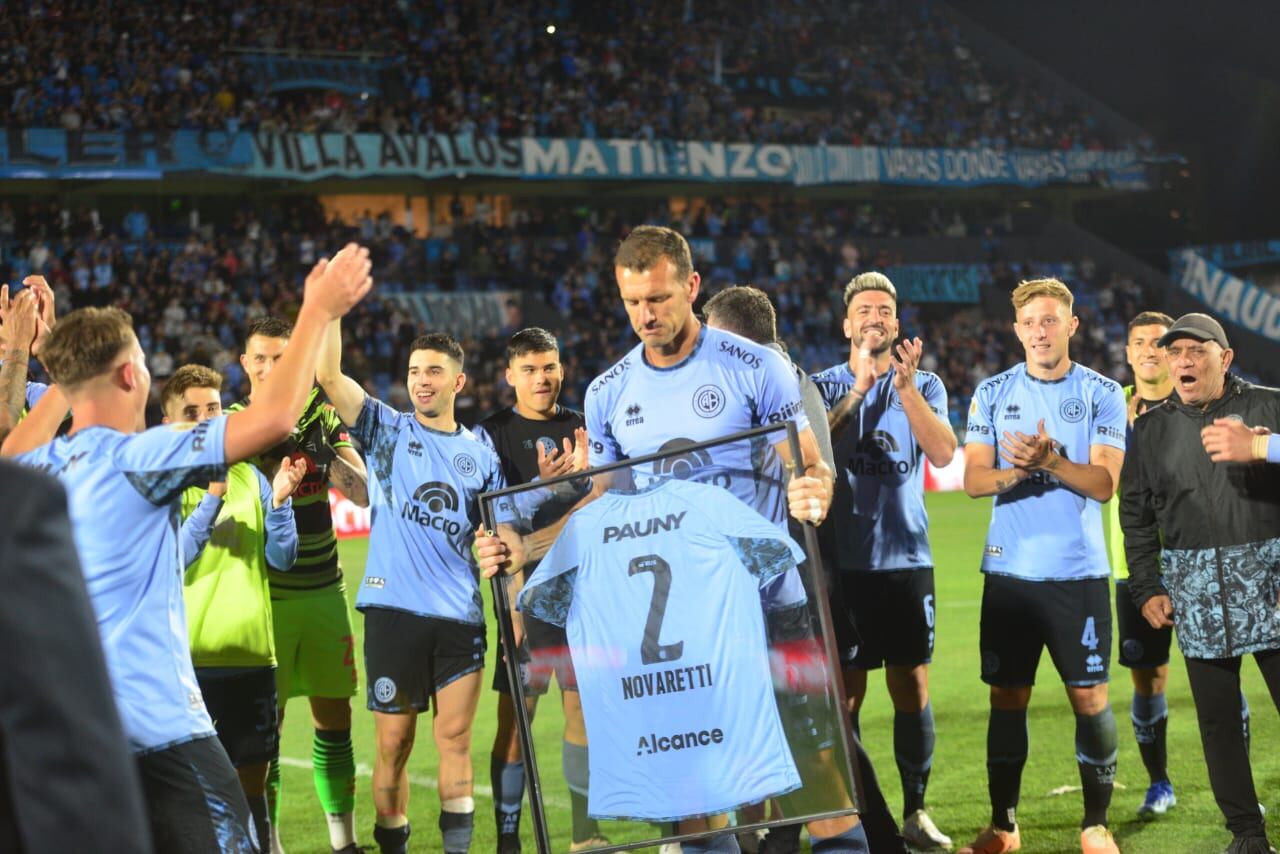 Diego Novaretti jugó su último partido como profesional en la cancha de Belgrano. El defensor se retira del profesionalismo. (Javier Ferreyra / La Voz)