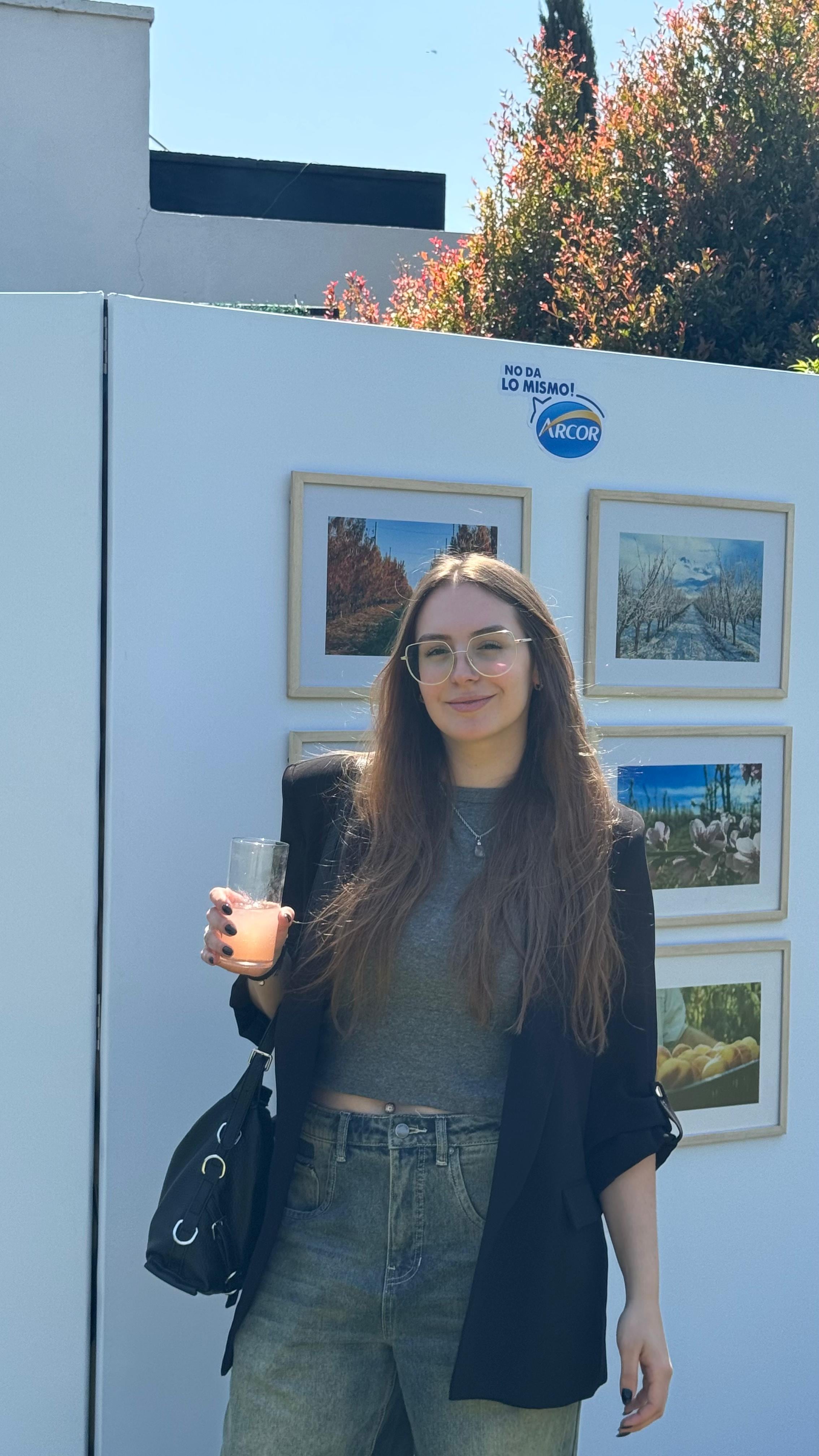 Julieta González en un evento de Arcor