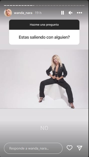 Wanda Nara confirmó que está soltera