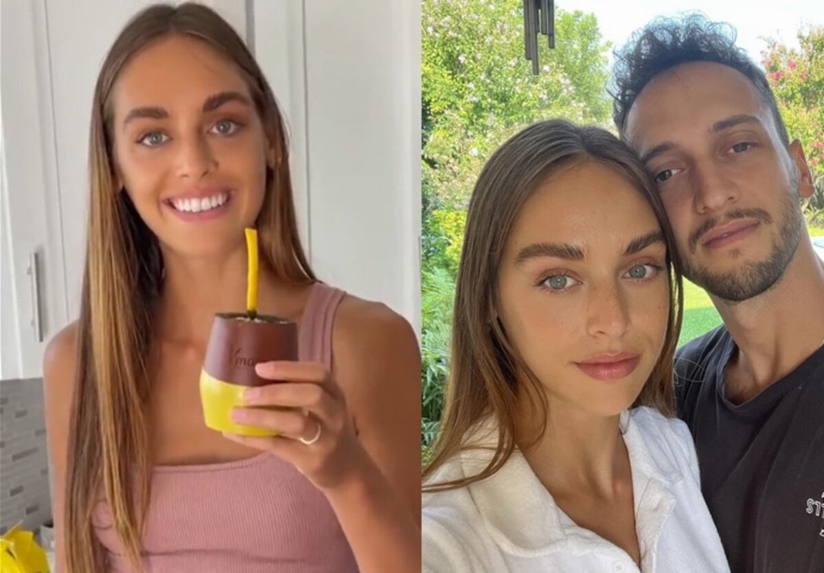 La pareja viral de TikTok “Medialuncita” lanzó una yerba mate y causaron polémica en Twitter