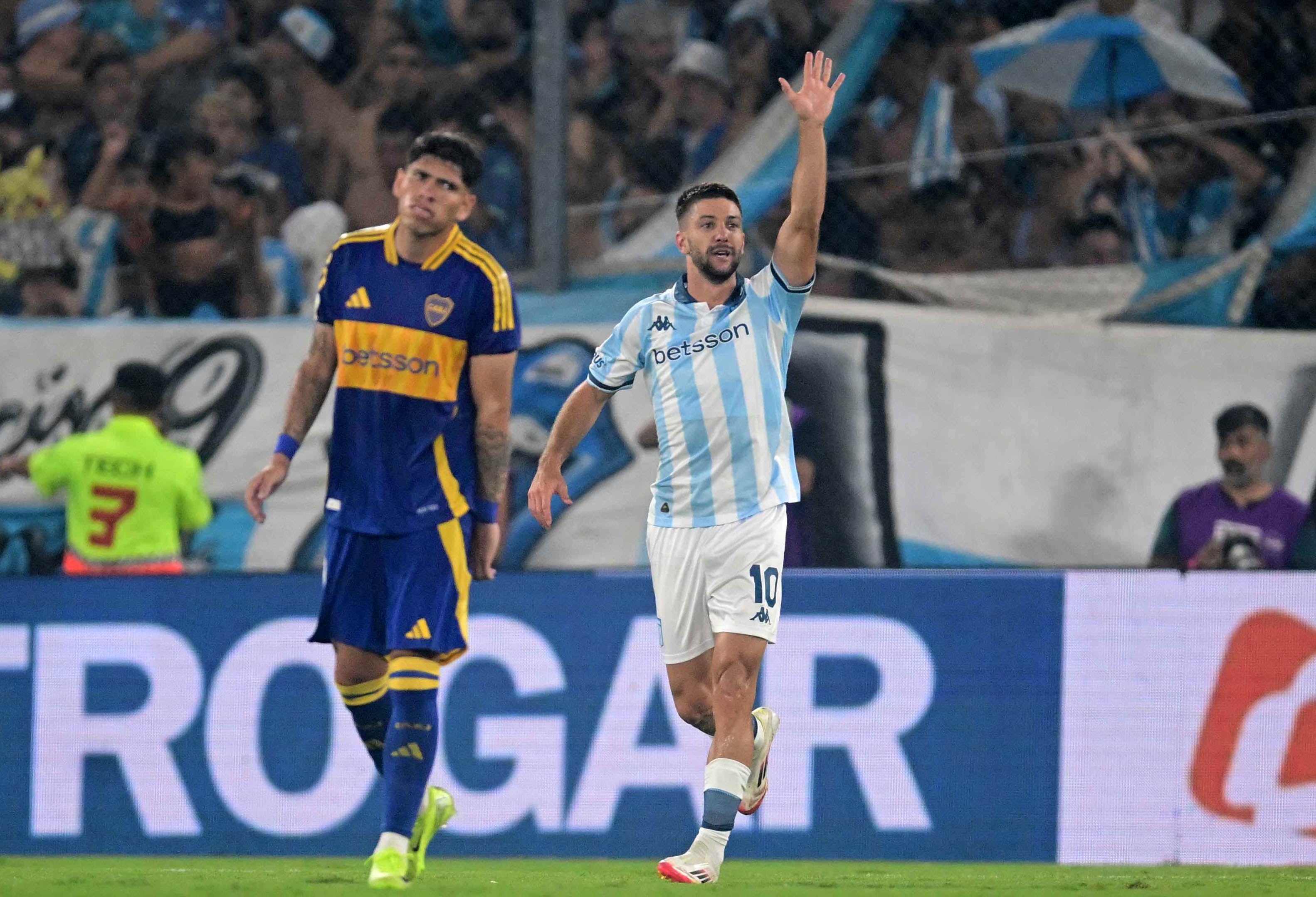 Racing y Boca se enfrentaron por la Liga Profesional en Avellaneda. (Fotobaires)