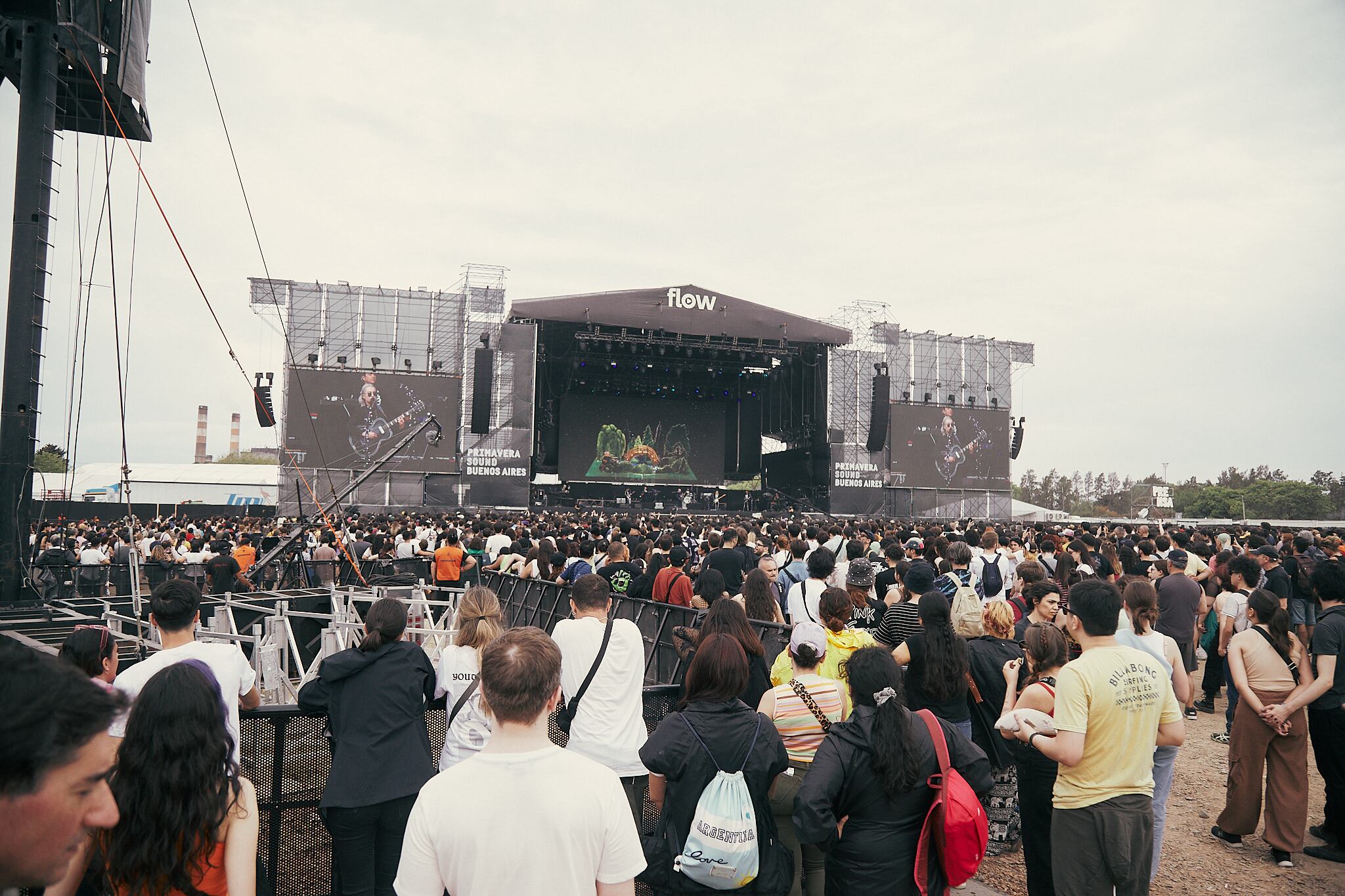 El escenario Flow del Primavera Sound Buenos Aires. (Gentileza Camila Fortuna)