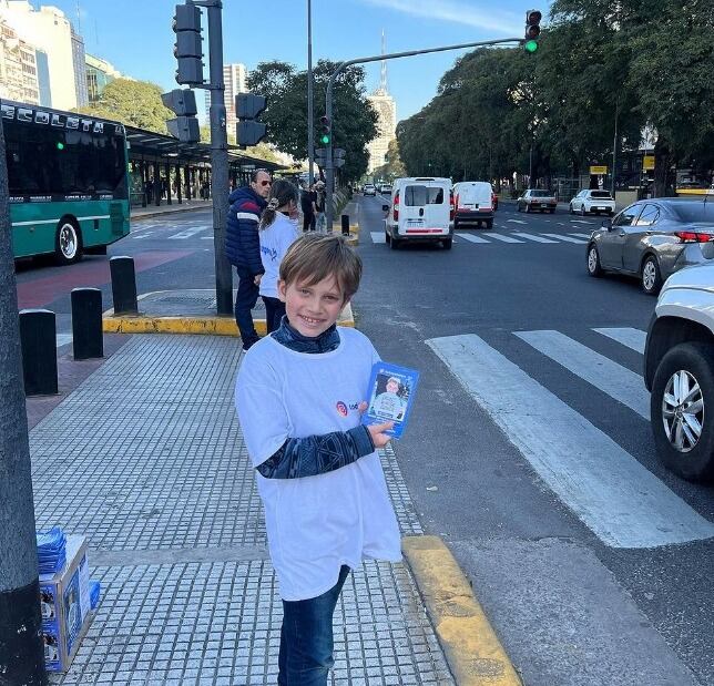 La colecta solidaria se trasladó a Buenos Aires.