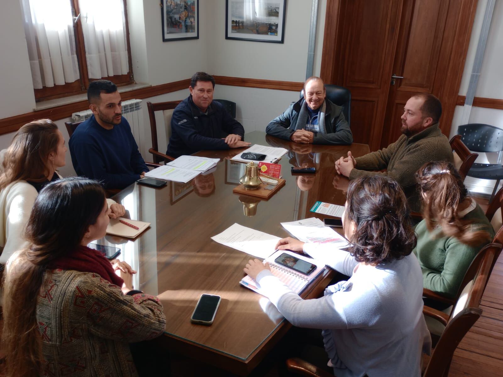 Tres Arroyos: Referentes del INTI de Tandil se reunieron con el intendente Sánchez