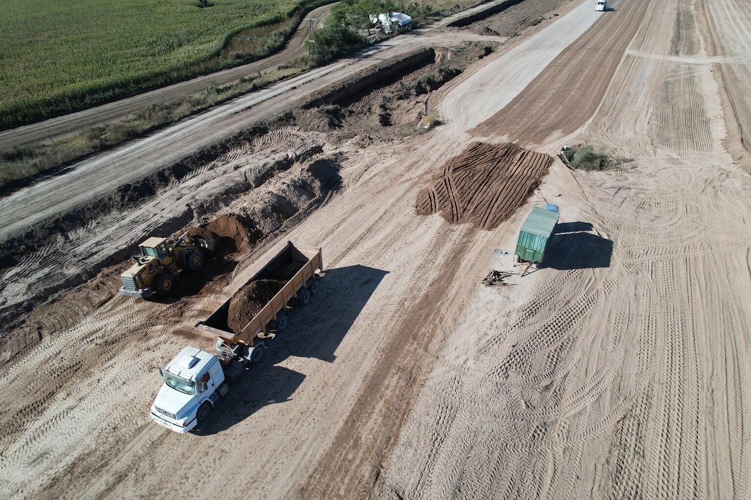 Autopista ruta 19. Las obras en marcha los tramos demorados. (Vialidad Nacional)