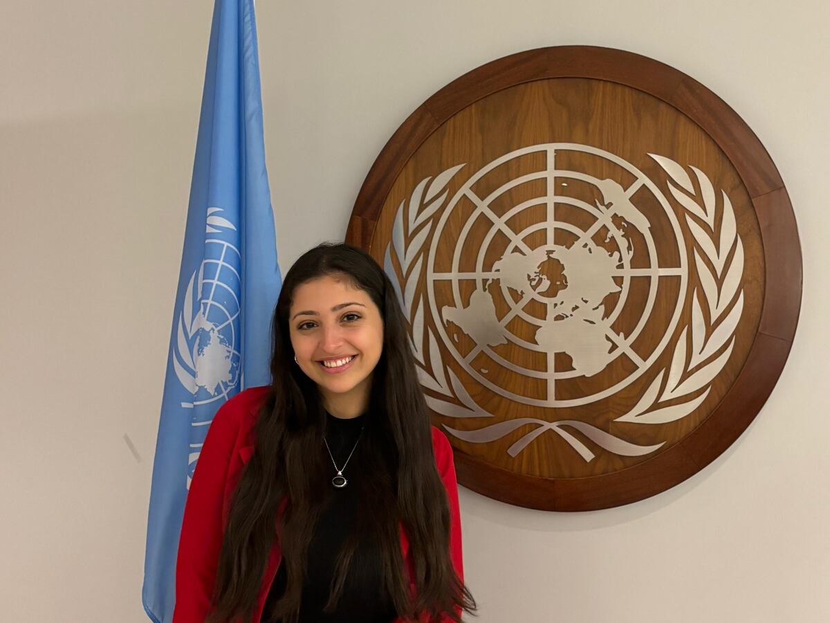 Con sólo 23 años, disertó en la ONU: Galia Kademian, una “prodigio” cordobesa