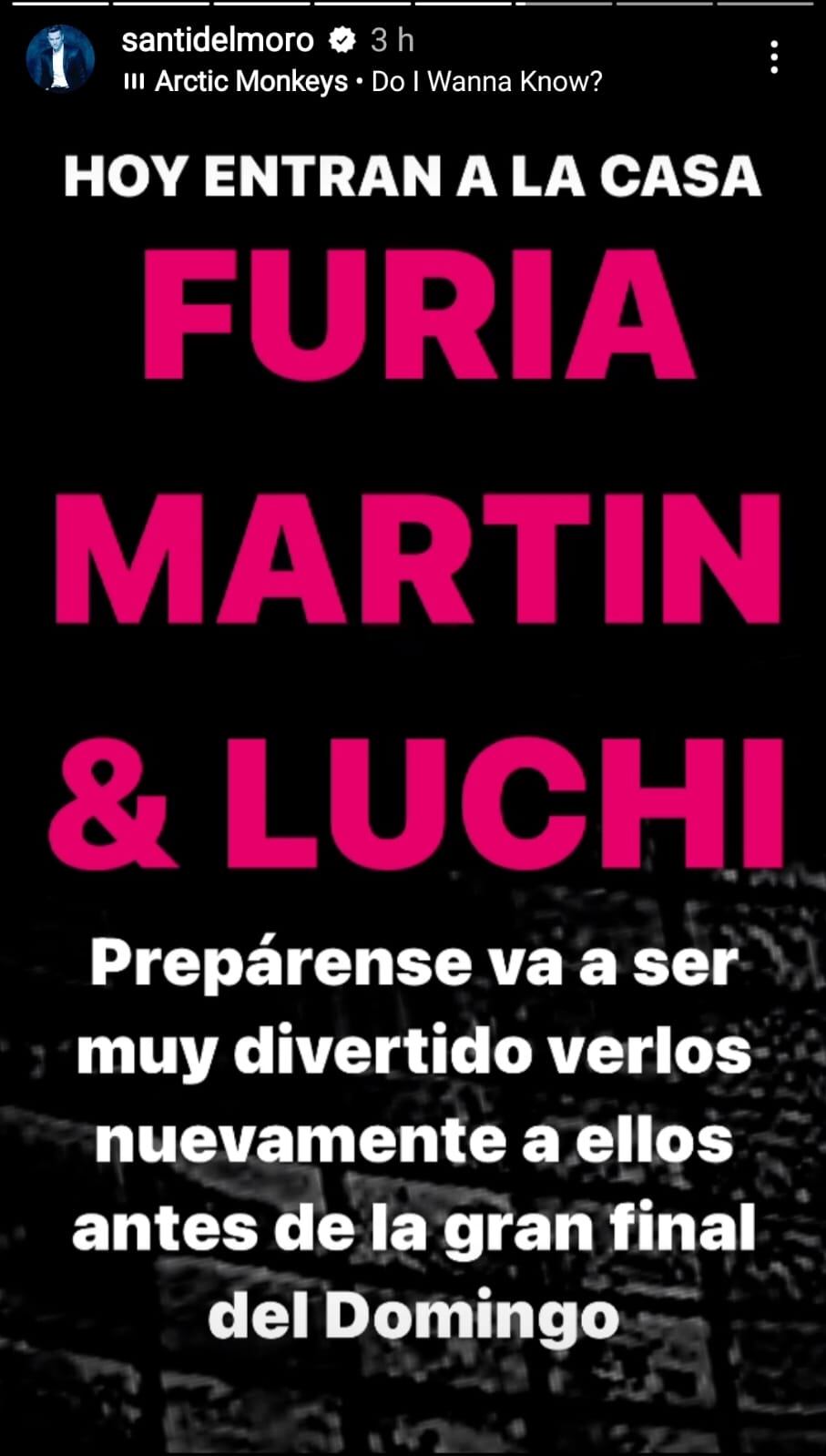 Furia vuelve a Gran Hermano: qué otros exhermanitos ingresarán a la casa y por qué (Captura de pantalla)