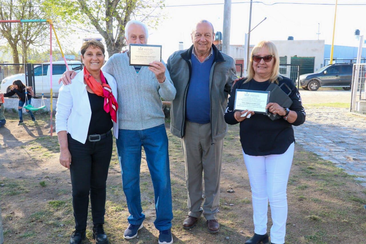 arlos Sánchez y Claudia Cittadino presentes en el aniversario de El Parquecito