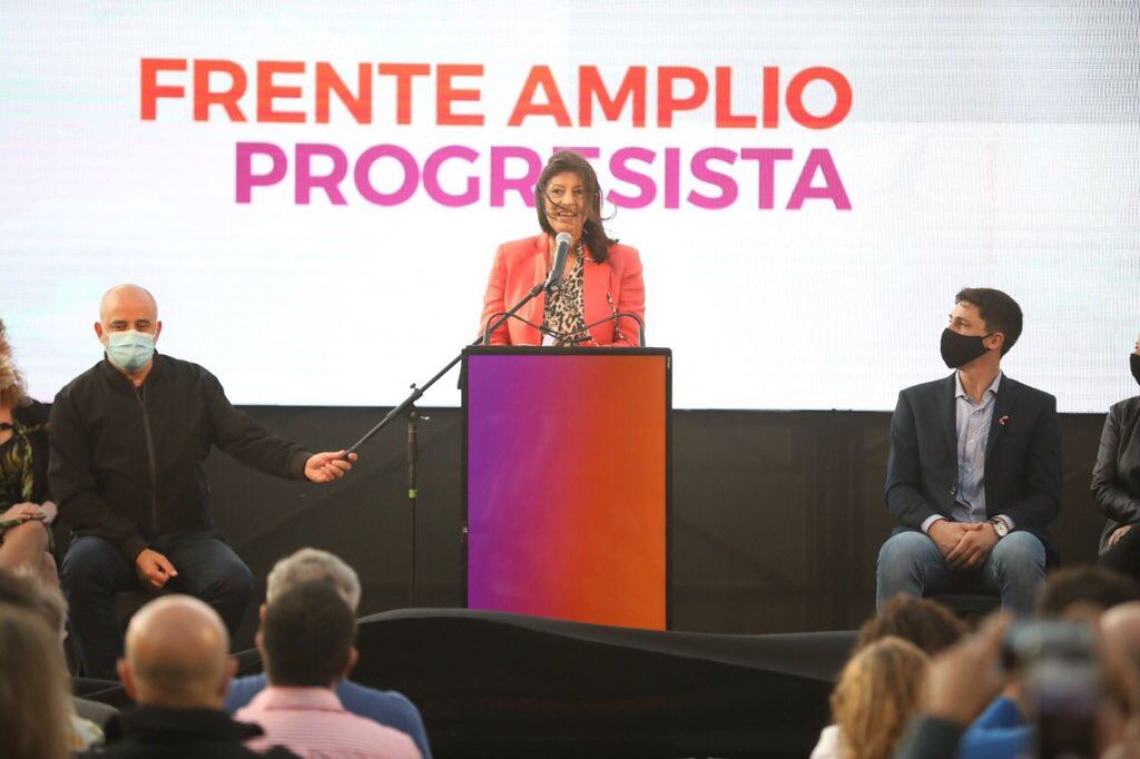 Clara García, candidata a senadora nacional por el Frente Amplio Progresista.